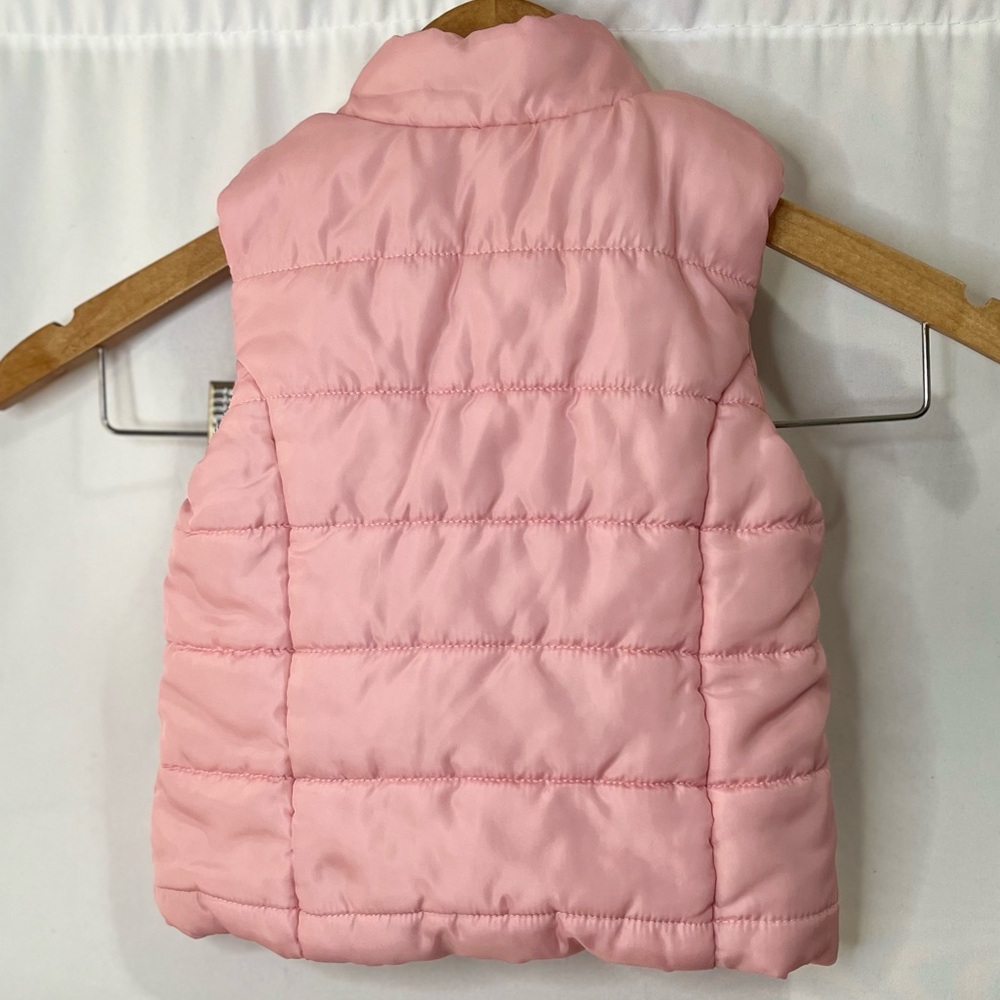 Wonder Nation Pink Puffer Vest Size 2T - Picture 2 of 3